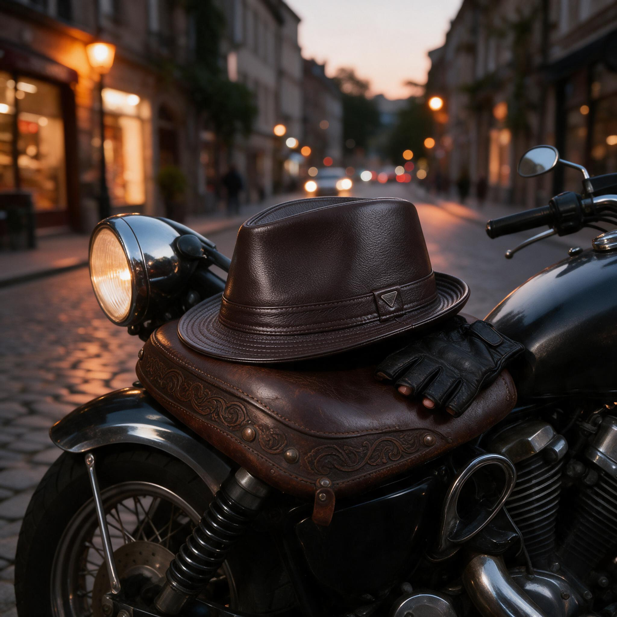 π© Fedora Hat | Genuine Leather | Travel | Men | Espresso Finish